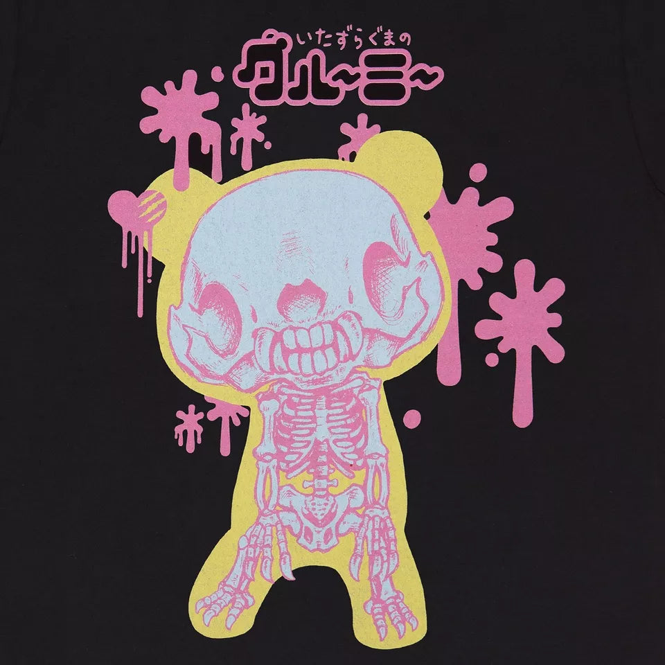 PAINTED SKELETON - GLOOMY BEAR - T-SHIRT
