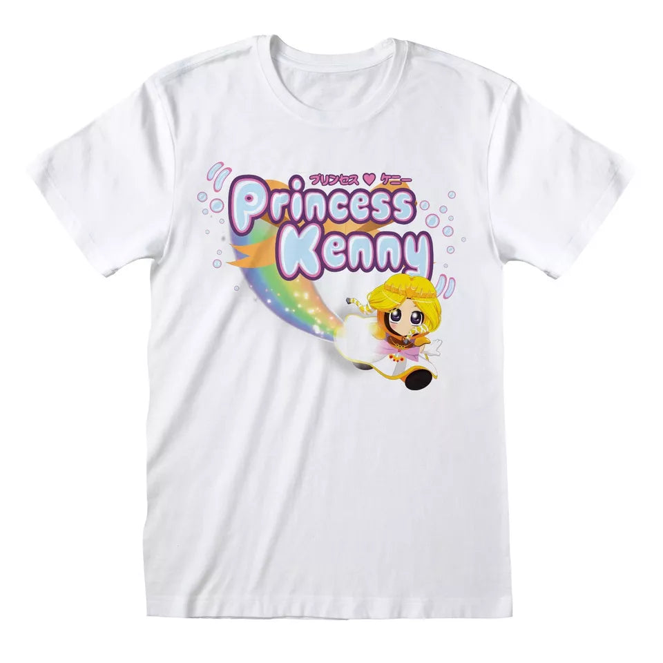 Official Paramount South Park T-Shirt Princess Kenny White Unisex Fan Apparel