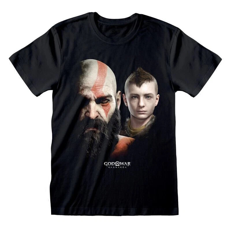 Official God Of War Ragnarok Close Up Graphic T-Shirt Fan Apparel Gift Outfit