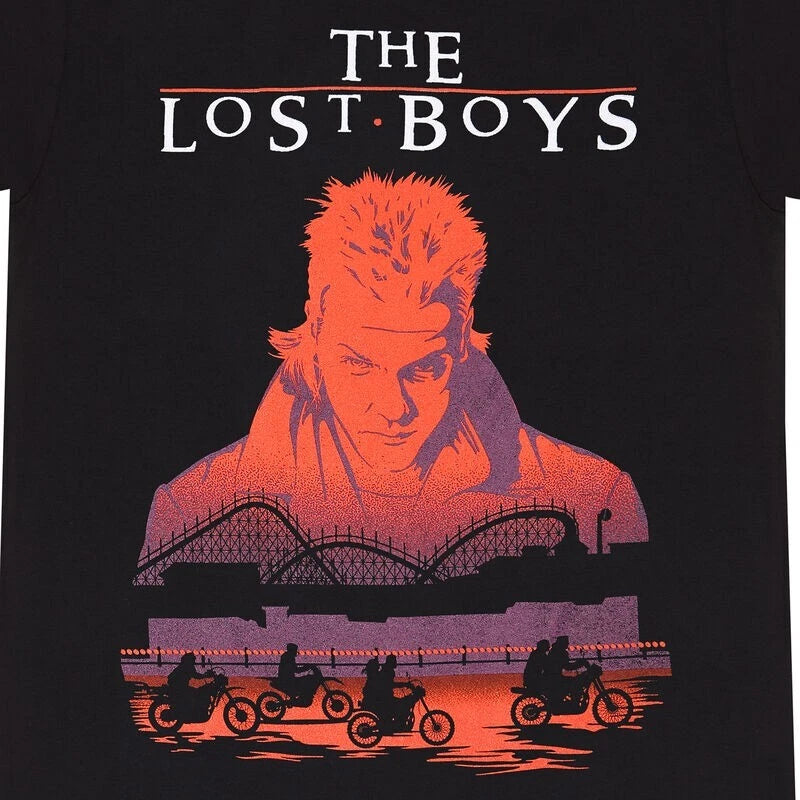 Official The Lost Boys Blood Trail T-Shirt Horror Fan Gift Black Unisex Apparel