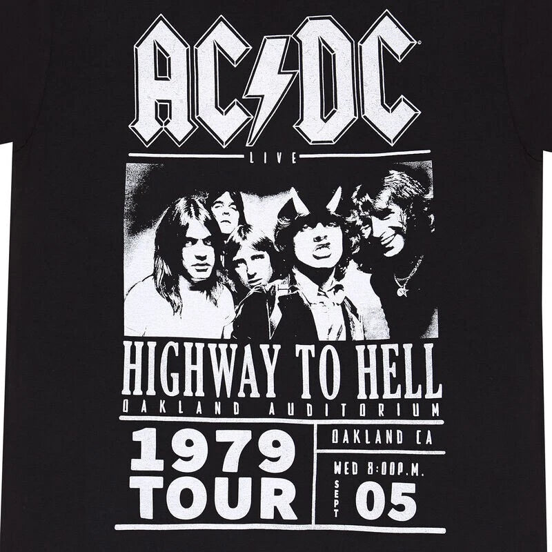 HIGHWAY TO HELL 1979 TOUR - AC/DC - T-SHIRT