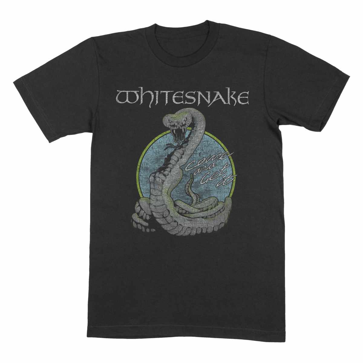 CIRCLE SNAKE - WHITESNAKE - T-SHIRT