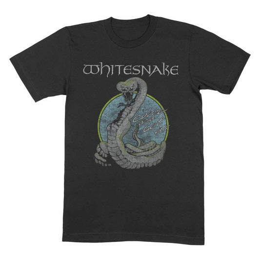 CIRCLE SNAKE - WHITESNAKE - T-SHIRT