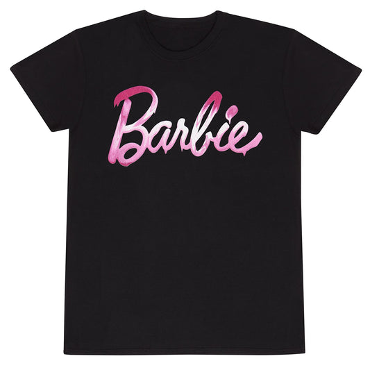 Official Barbie T-Shirt – Melted Logo Unisex Retro Fashion Fan Apparel Merch Tee