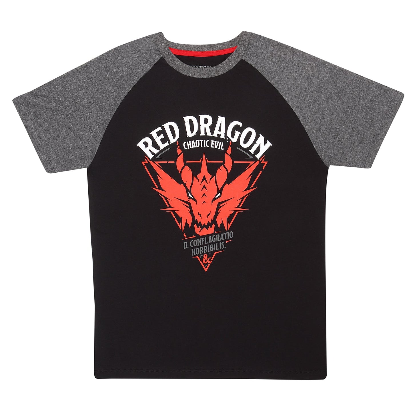 Official Dungeons & Dragons Red Dragon T-Shirt Epic Fantasy Graphic Tee Fans