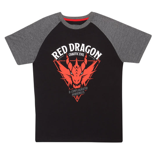 Official Dungeons & Dragons Red Dragon T-Shirt Epic Fantasy Graphic Tee Fans
