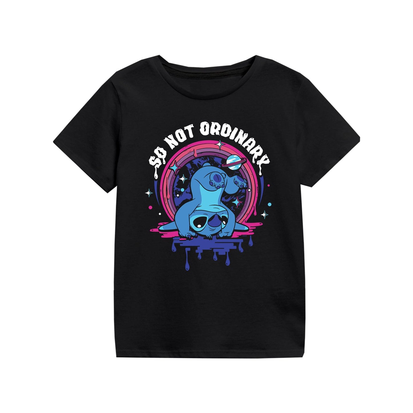 Official Disney Lilo & Stitch T-Shirt– So Not Ordinary Front & Back Print Gift