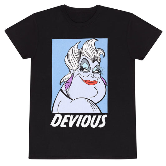 Official Disney Little Mermaid Devious Ursula T-Shirt Fan Apparel Gift Outfit