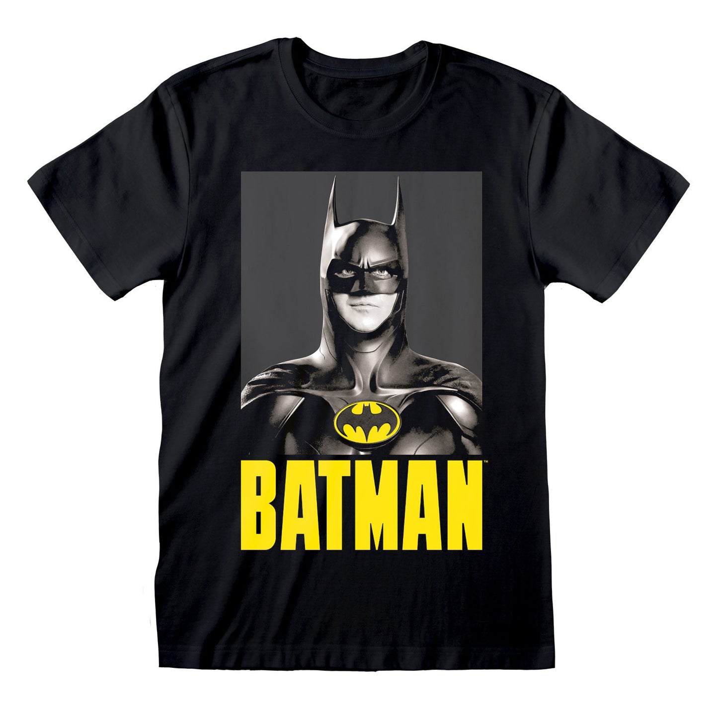 Official The Flash Movie Batman Keaton T-Shirt Black Unisex Superhero Fan Merch