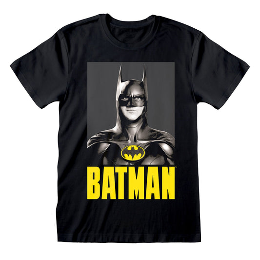 Official The Flash Movie Batman Keaton T-Shirt Black Unisex Superhero Fan Merch