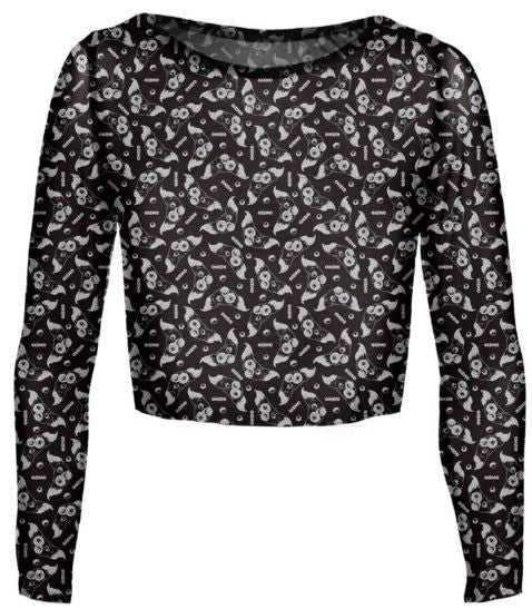 Gremlins Gizmo Women's Cropped Mesh Top