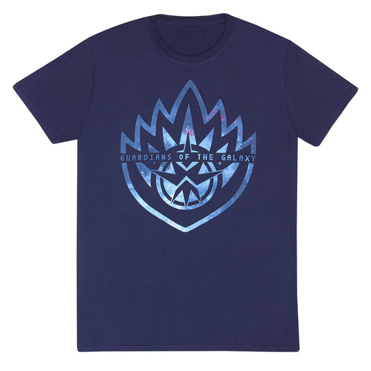 Official Marvel Guardians Of The Galaxy Vol 3 Neo Insignia T-Shirt Fan Apparel