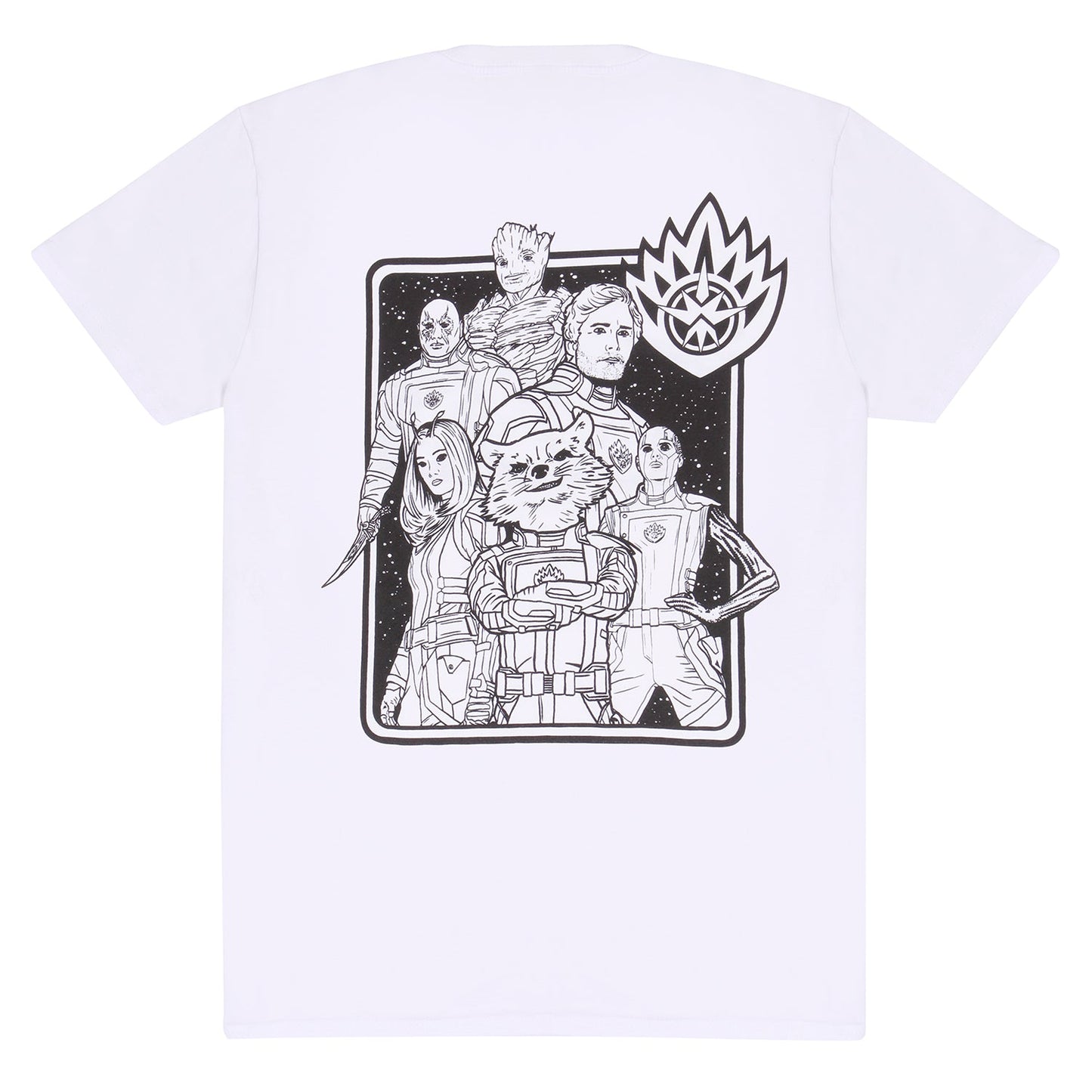 Marvel Guardians Of The Galaxy Vol 3 Colouring T-Shirt