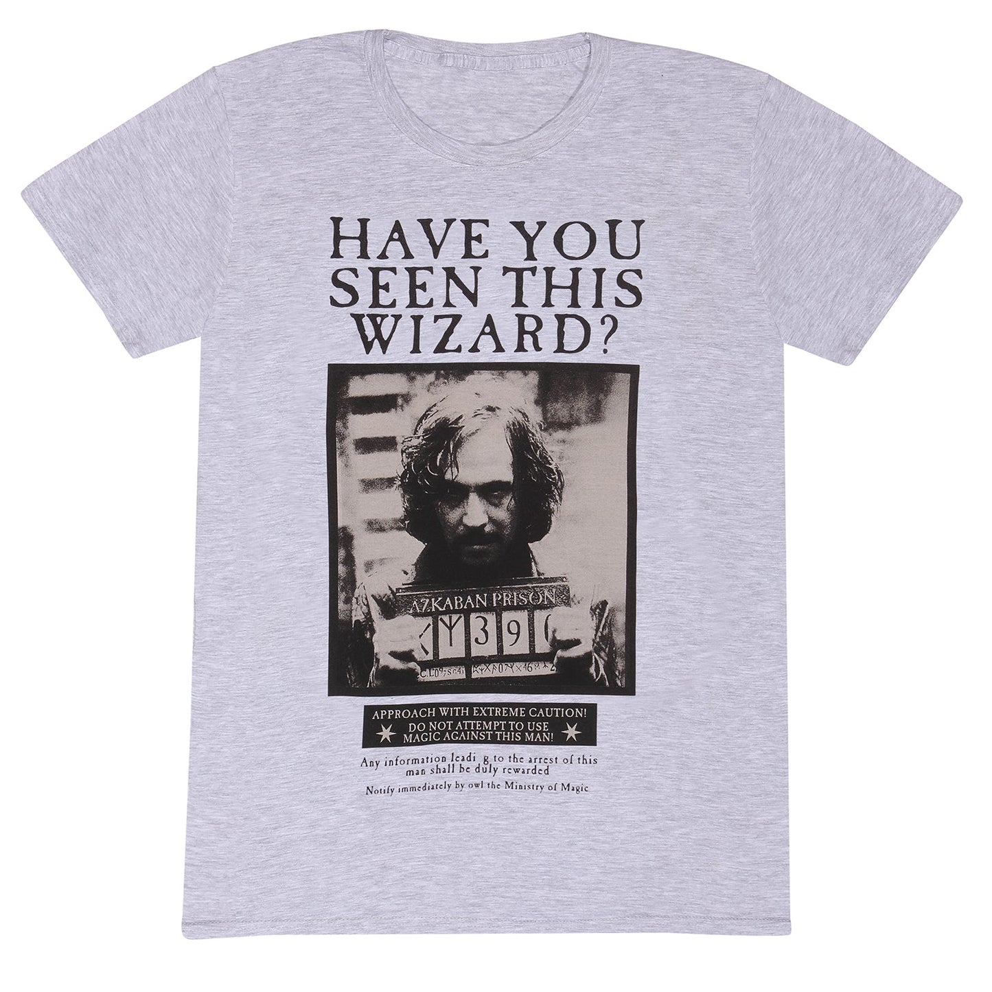 Official Harry Potter T-Shirt – Sirius Black Poster Front & Back Print Fan Gift