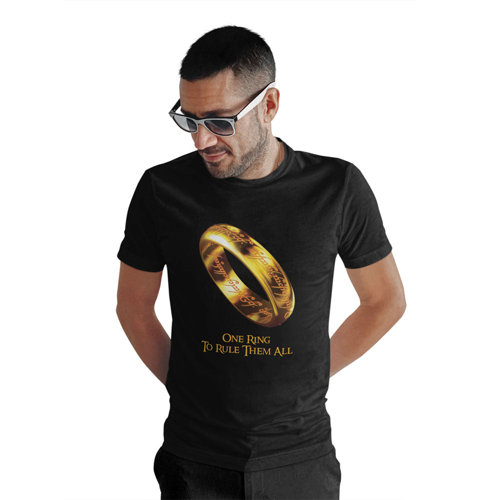 Official Lord of the Rings T-Shirt – One Ring to Rule Them All Fantasy Fan Tee