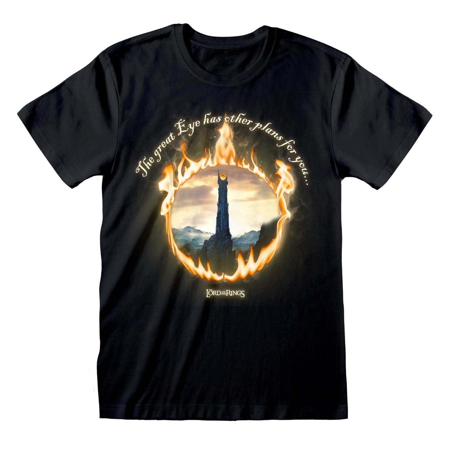 Official Lord of the Rings T-Shirt – The Great Eye Fantasy Movie Fan Apparel Tee