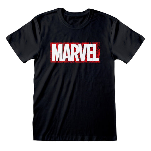 Official Marvel Comics T-Shirt – Logo Overlay Superhero Graphic Fan Apparel Tee