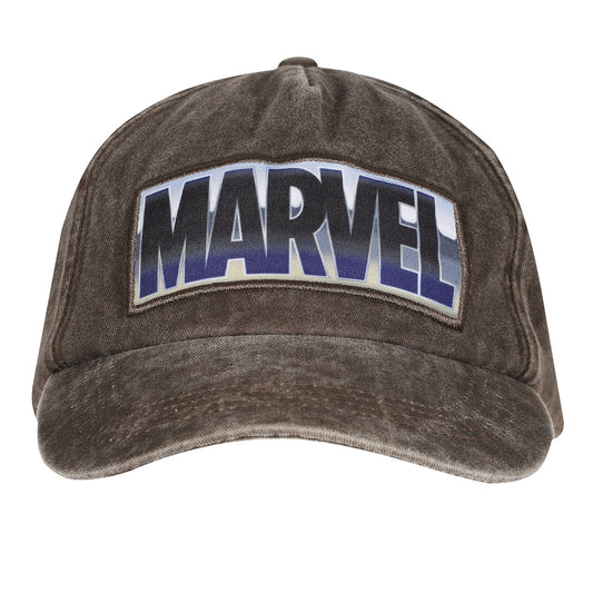 Marvel Comics Vintage Wash Logo Baseball Cap