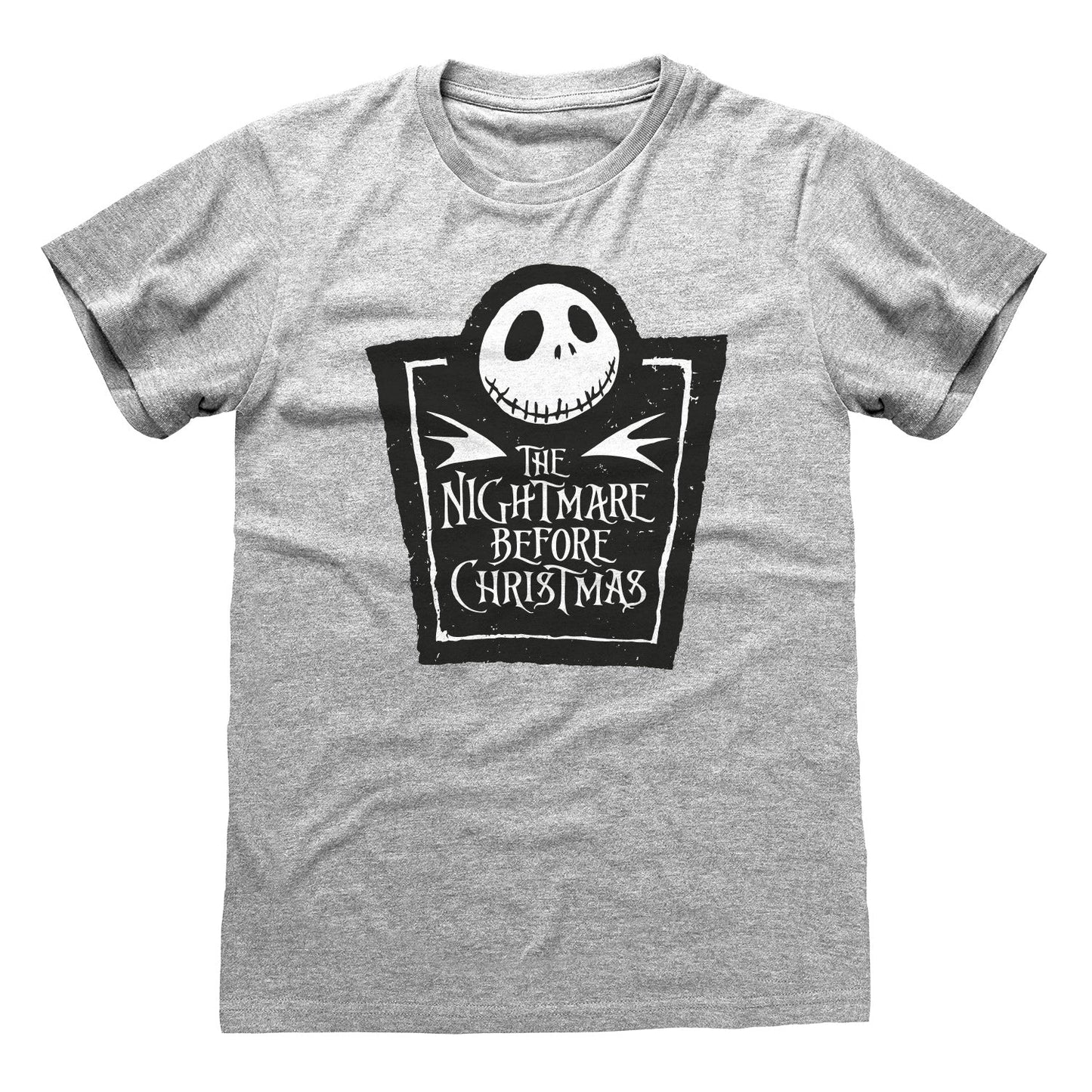 Nightmare Before Christmas Jack Box Logo T-Shirt Tim Burton Fan Apparel