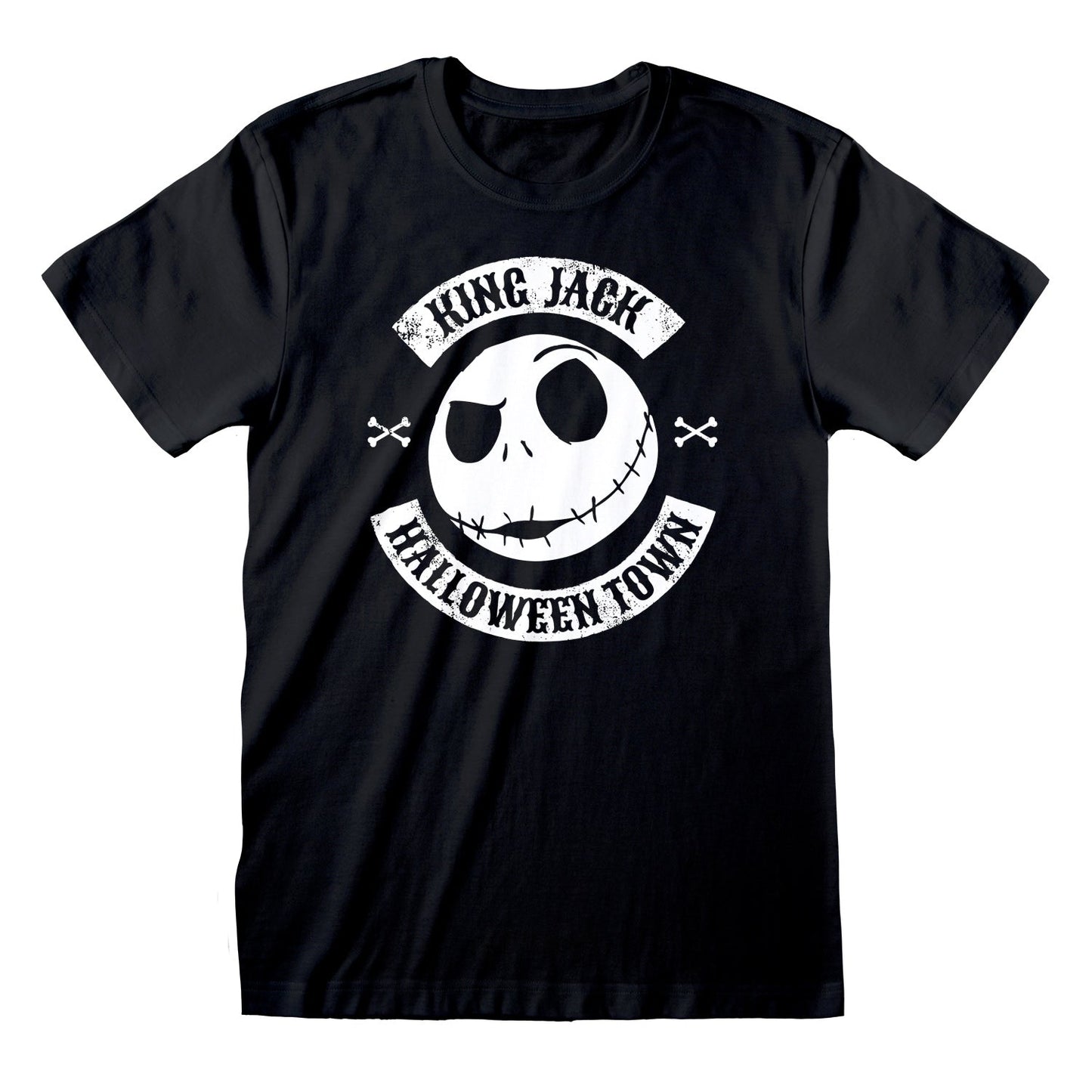 Nightmare Before Christmas Jack Crest T-Shirt Halloween Gothic Fan Apparel