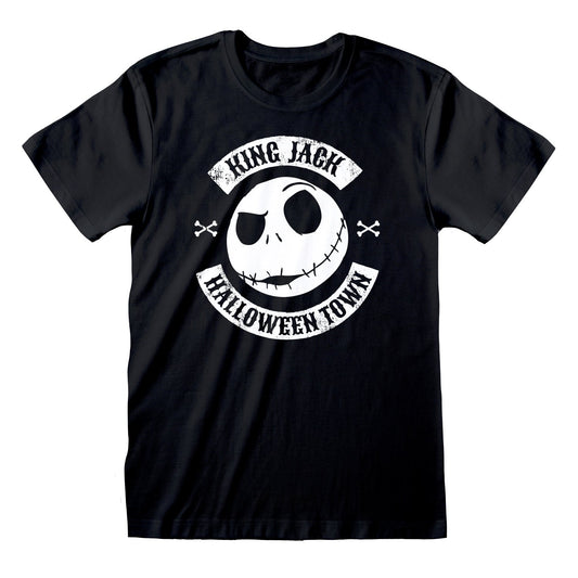 Nightmare Before Christmas Jack Crest T-Shirt Halloween Gothic Fan Apparel