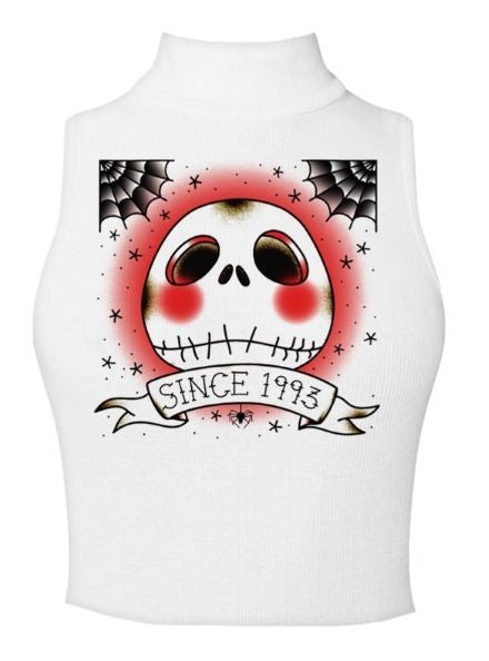 Nightmare Before Christmas Since 1993 Women's High Neck Tank Top