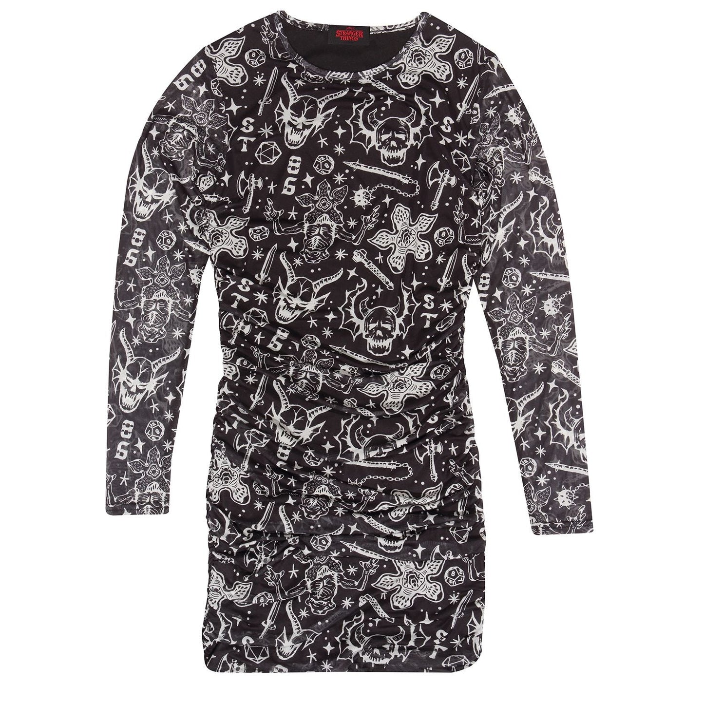 OnePointFive°C Stranger Things - Hellfire Mesh Dress