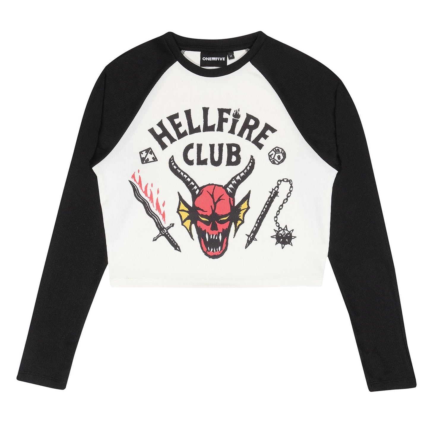 OnePointFive°C Stranger Things - Hellfire Club Women's Raglan