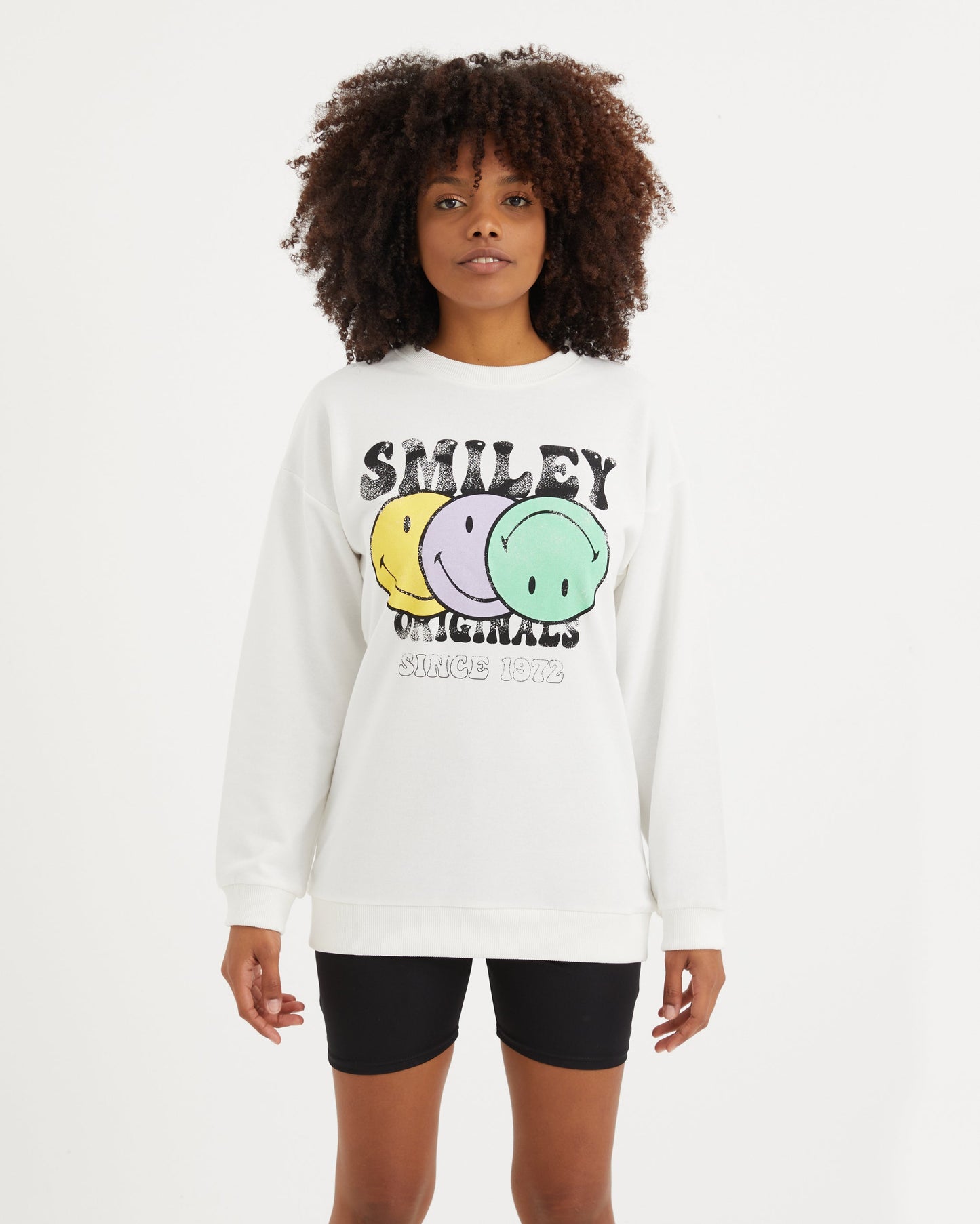 OnePointFive°C Smiley AOP Ladies Sweatdress