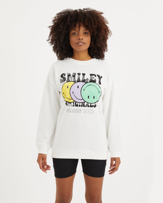 OnePointFive°C Smiley AOP Ladies Sweatdress