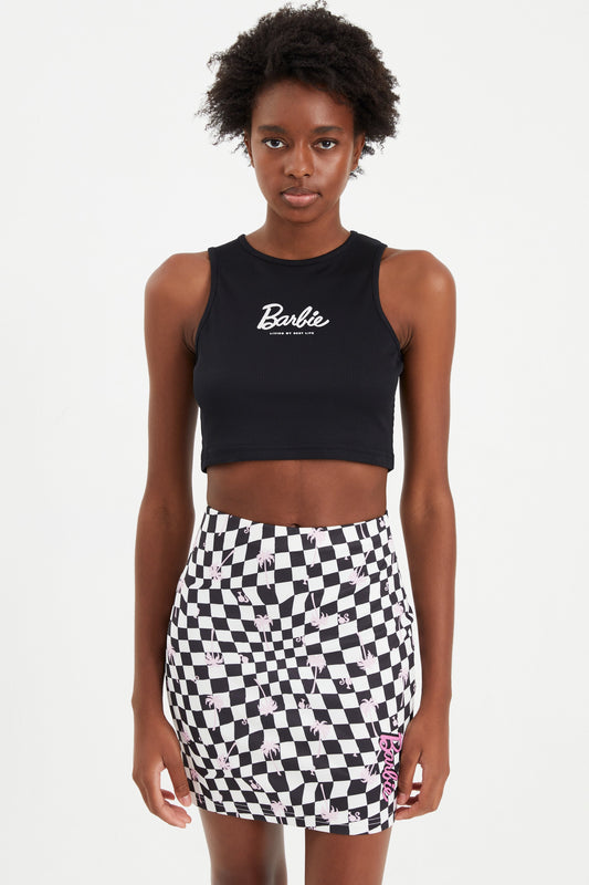 OnePointFive°C Barbie - Logo Ladies Mini Skirt