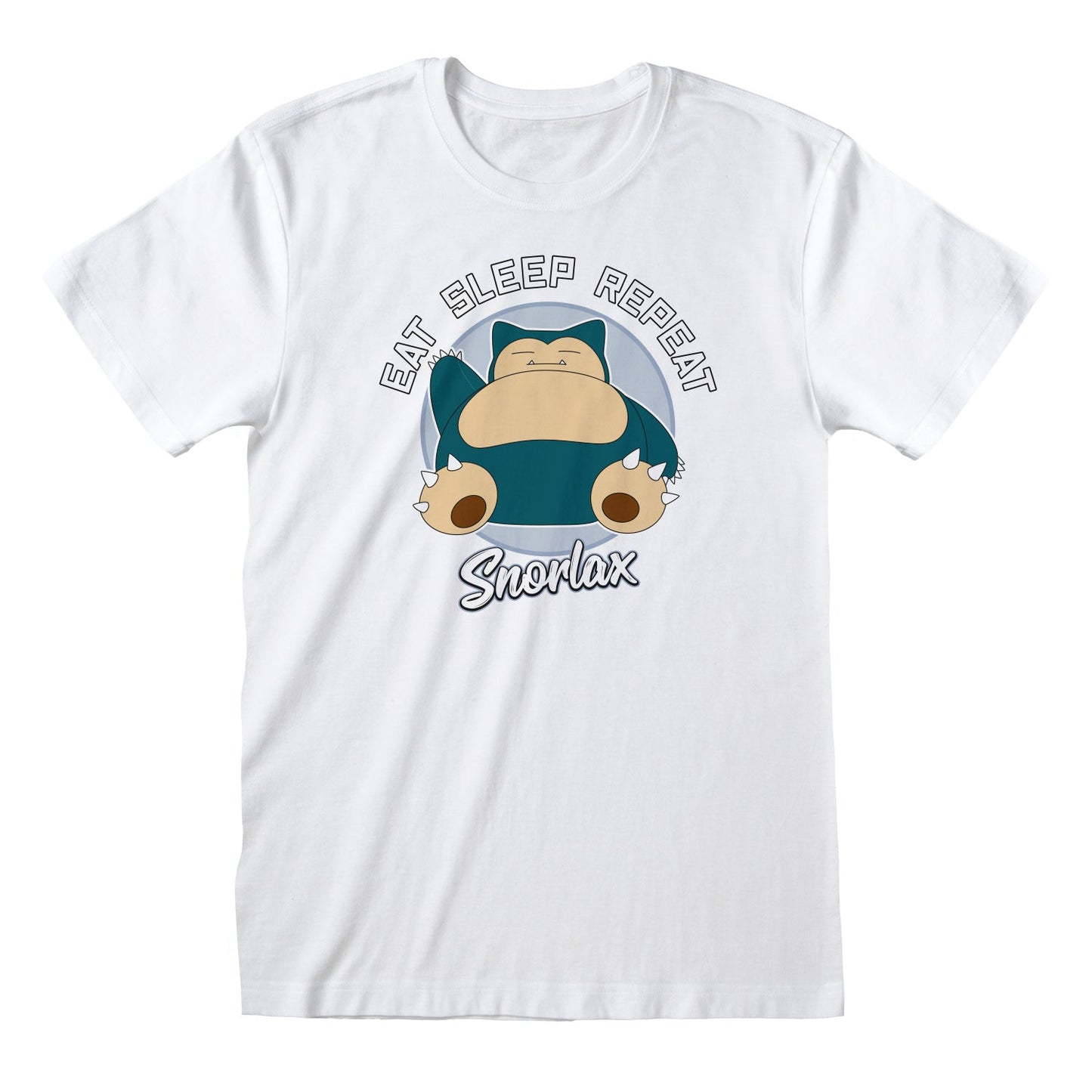 Official Pokemon Snorlax Eat Sleep Repeat T-Shirt  Apparel
