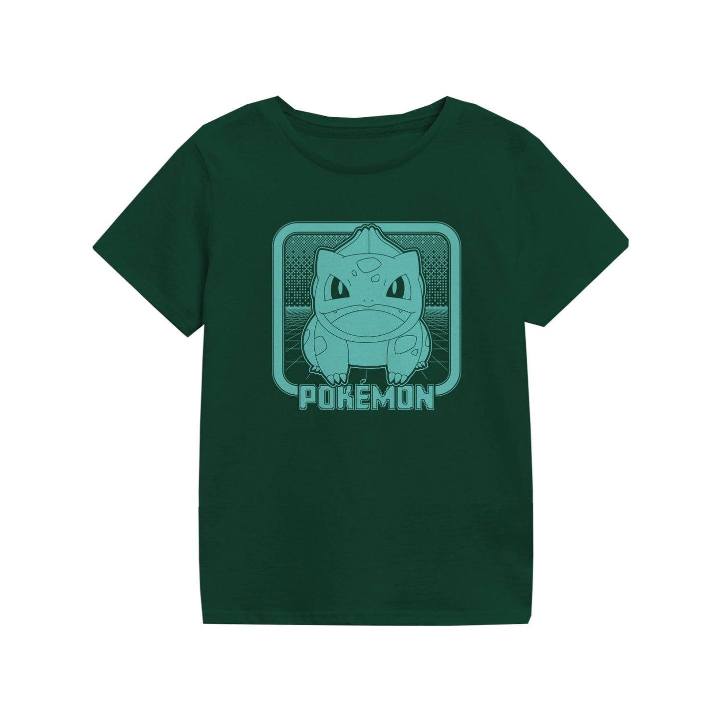 BULBASAUR RETRO ARCADE - POKEMON - KIDS T-SHIRT