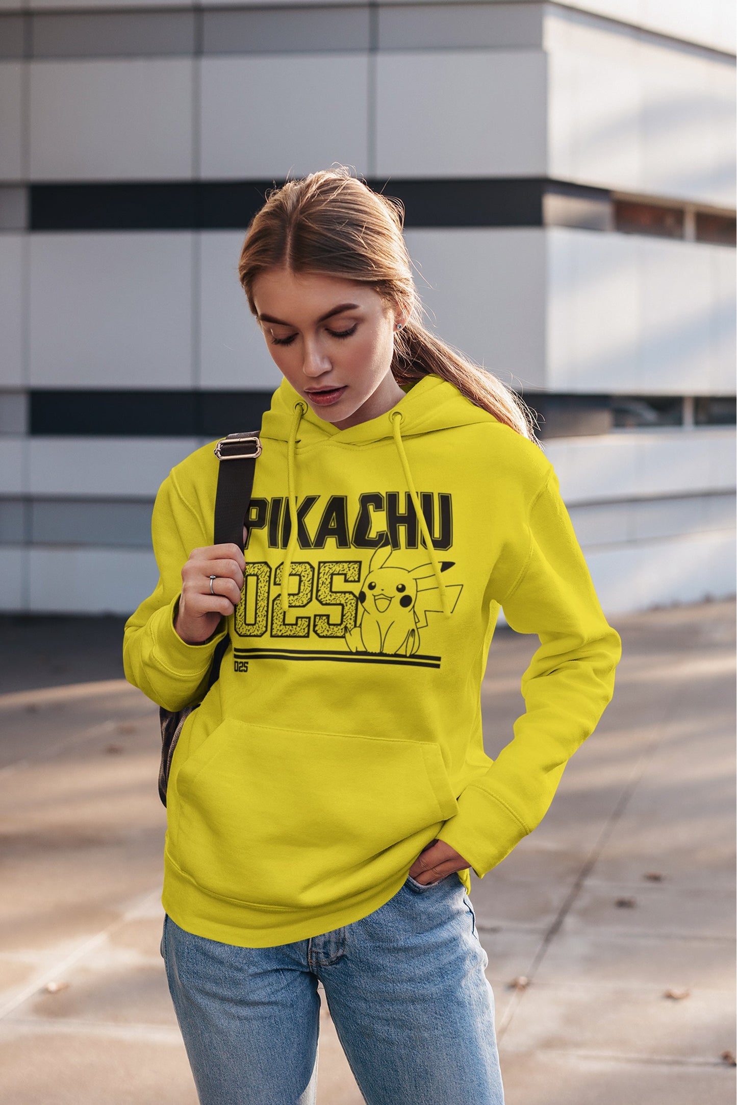 Pokemon Pikachu Line Art HoOfficial Pokémon Pikachu Line Art Pullover Hoodie Unisex Retro Gaming Fan Merchodie