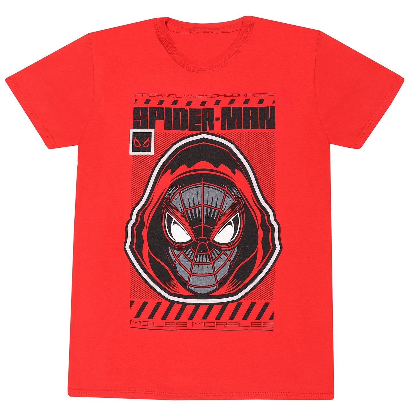 Official Spider-Man Miles Morales  T-Shirt Gamer Fan Gift Outfit, Graphic fann tee