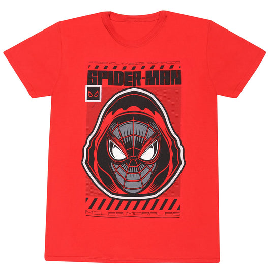Official Spider-Man Miles Morales  T-Shirt Gamer Fan Gift Outfit, Graphic fann tee
