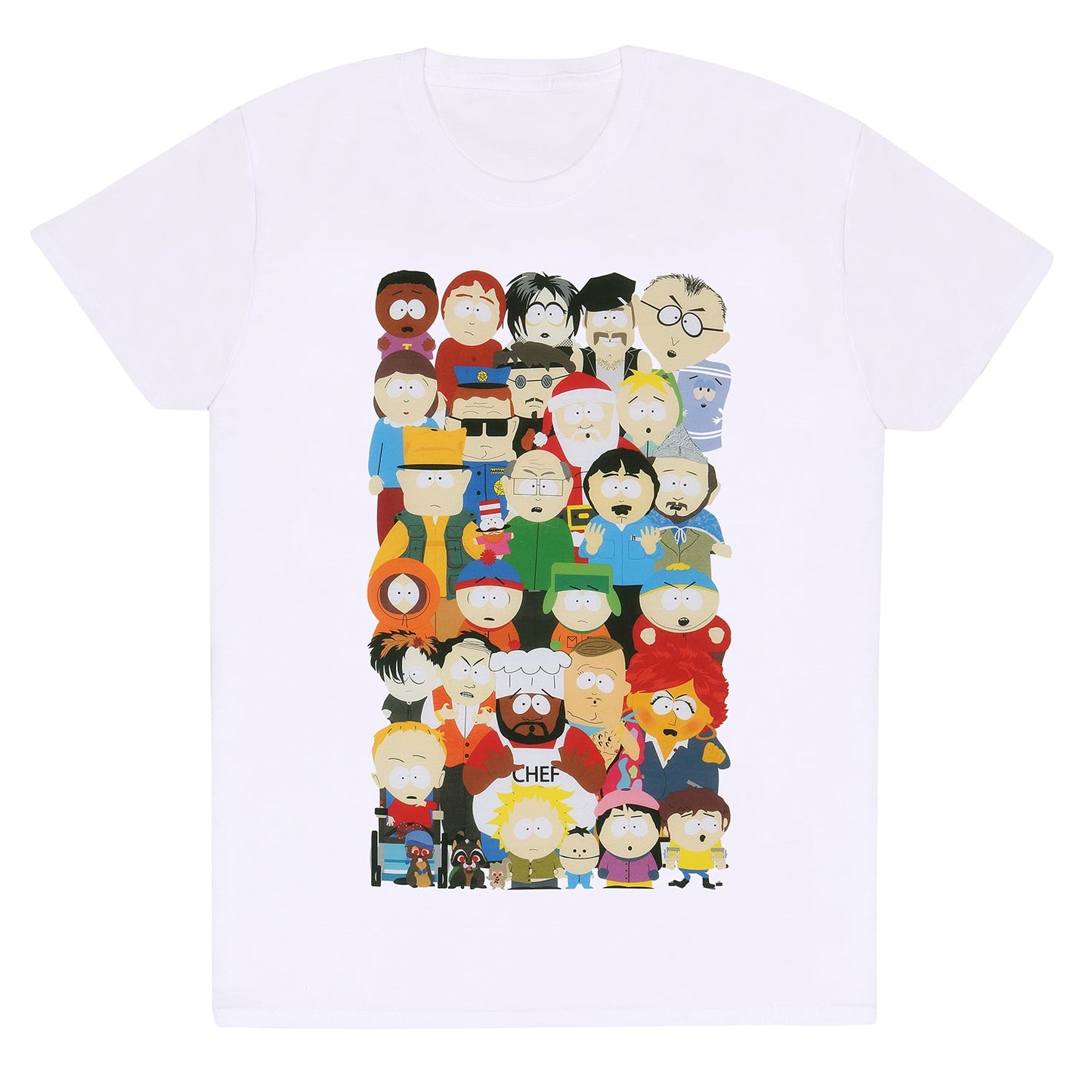 South Park Town Group Tee | Classic Cast Funny Fan Apparel Graphic T-Shirt Gift