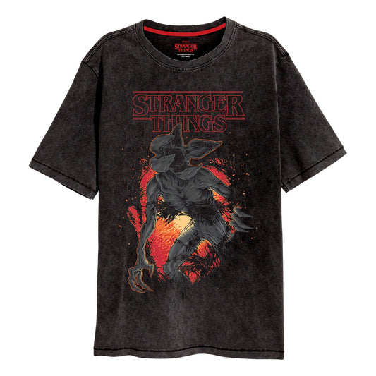 Stranger Things Bursting Demogorgon  SuperHeroes Inc. Acid Wash T-Shirt