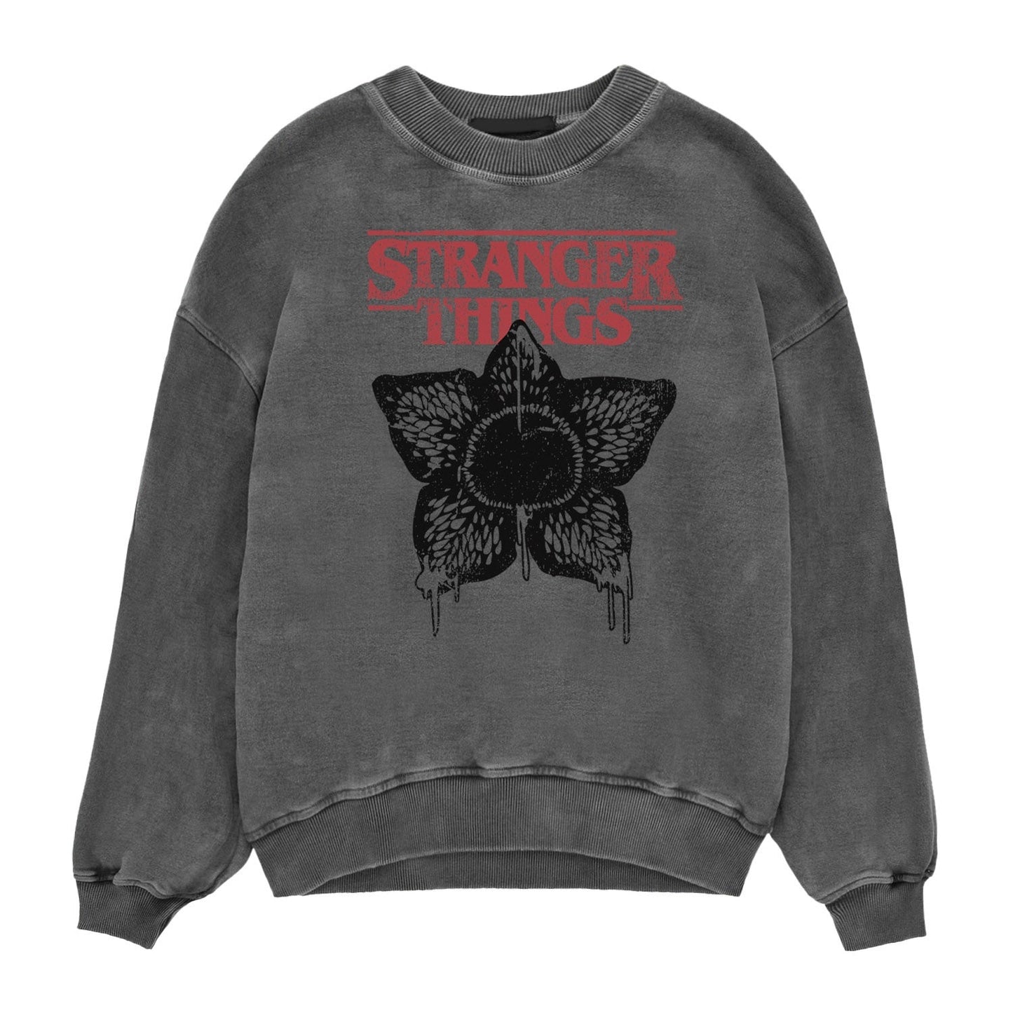 Official Stranger Things Horror Silhouette Sweatshirt Unisex Retro 80s Merch