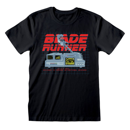 Official Blade Runner Graphic T-Shirt Black Unisex Warner Bros Sci-Fi Apparel