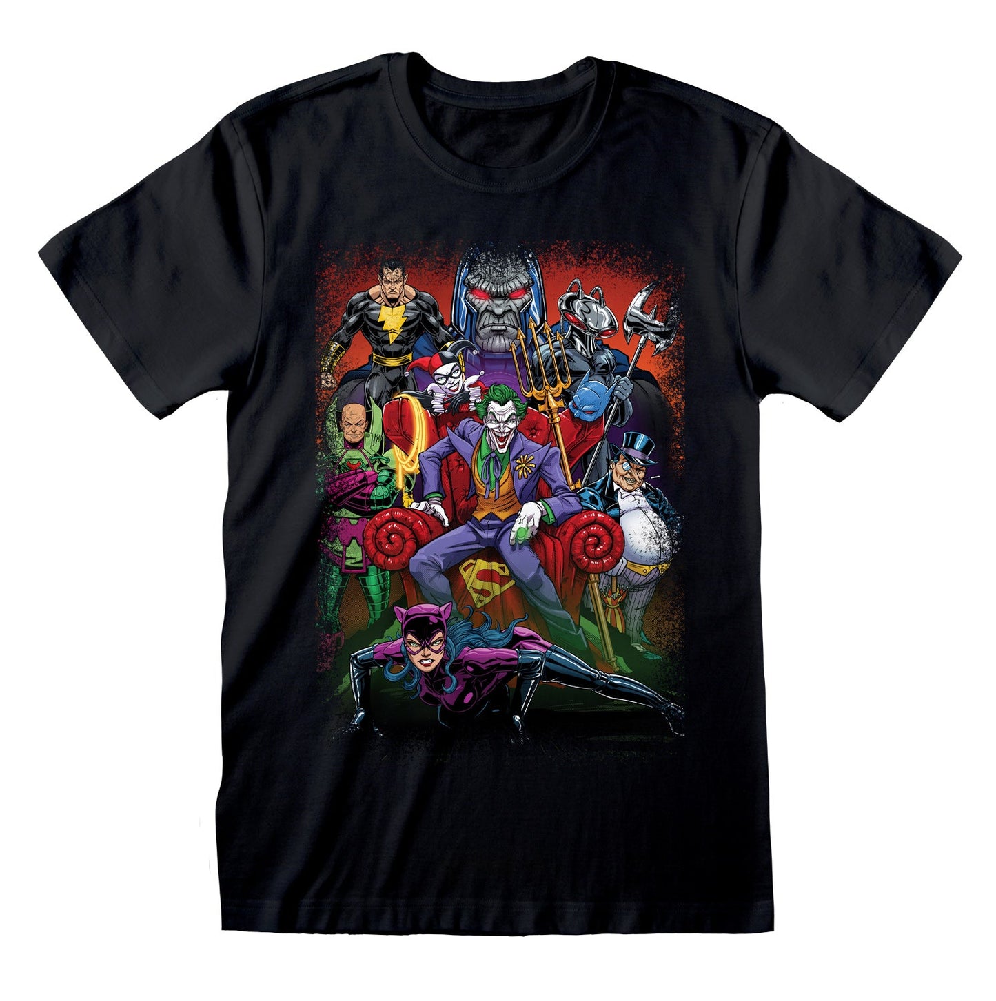 Official Joker Villains T-Shirt Graphic Fan Gift Apparel Unisex Black Fan Tee