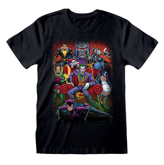 Official Joker Villains T-Shirt Graphic Fan Gift Apparel Unisex Black Fan Tee