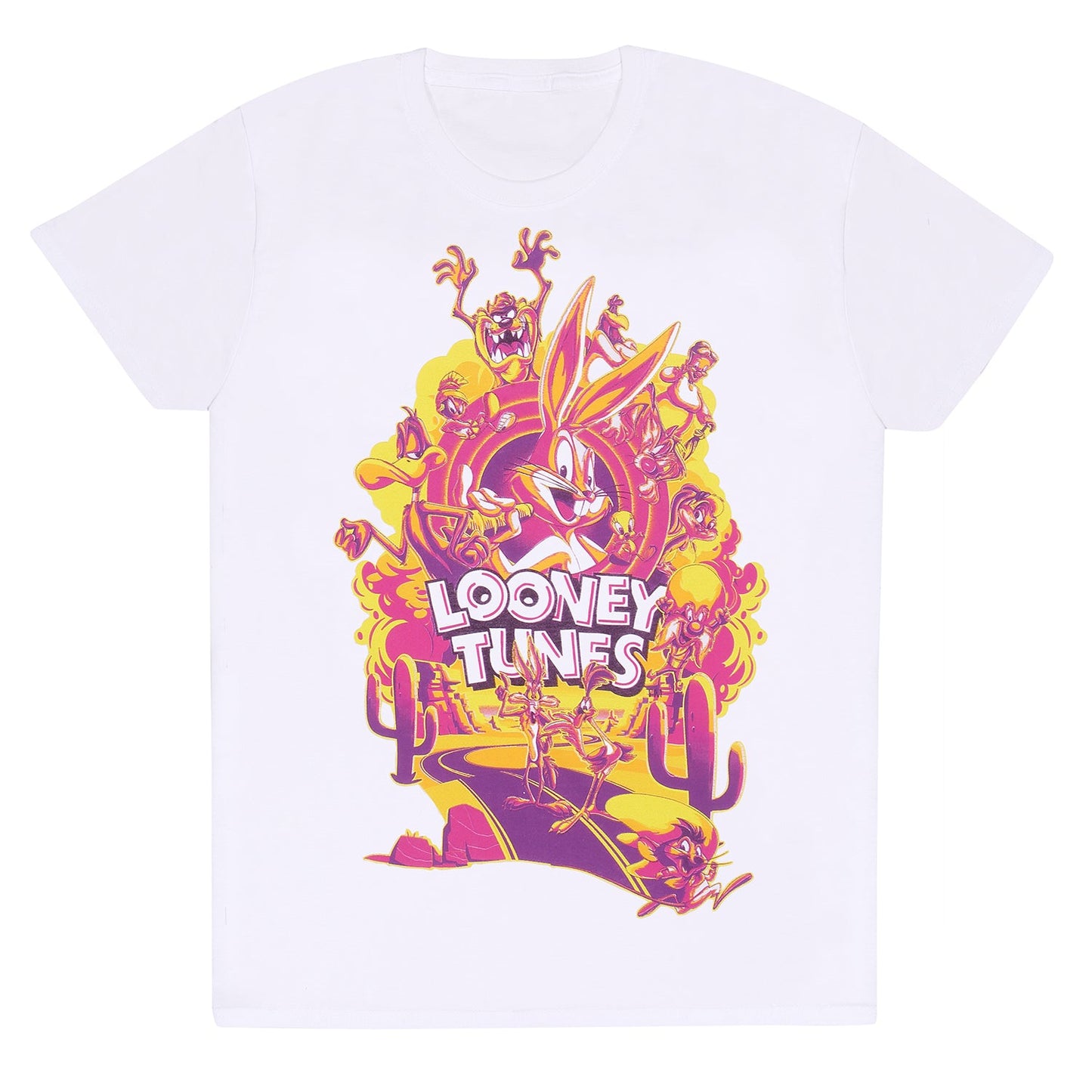 Official Looney Tunes 100 Anniversary Graphic T-Shirt Fan Apparel Merchandise
