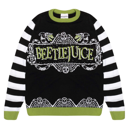 Beetlejuice Logo Knitted Jumper
